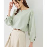 ランタンスリーブリップルカットトップス | ROPE' PICNIC | 詳細画像11 