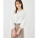 ランタンスリーブリップルカットトップス | ROPE' PICNIC | 詳細画像4 