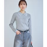 レイヤード風リブポロニット | ROPE' PICNIC | 詳細画像6 