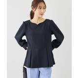 カットジョーゼットハートネックペプラムプルオーバー | ROPE' PICNIC | 詳細画像16 