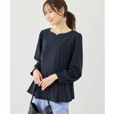 カットジョーゼットハートネックペプラムプルオーバー | ROPE' PICNIC | 詳細画像18 