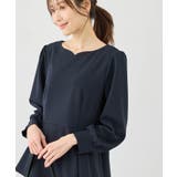 カットジョーゼットハートネックペプラムプルオーバー | ROPE' PICNIC | 詳細画像19 