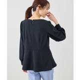 カットジョーゼットハートネックペプラムプルオーバー | ROPE' PICNIC | 詳細画像23 