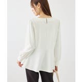 カットジョーゼットハートネックペプラムプルオーバー | ROPE' PICNIC | 詳細画像6 