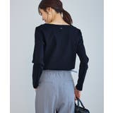 60シルケットボートネックジャケットインナー | ROPE' PICNIC | 詳細画像15 