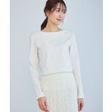 60シルケットボートネックジャケットインナー | ROPE' PICNIC | 詳細画像3 