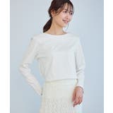 60シルケットボートネックジャケットインナー | ROPE' PICNIC | 詳細画像4 