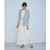 60シルケットボートネックジャケットインナー | ROPE' PICNIC | 詳細画像7 