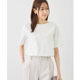 60シルケットボートネックハーフスリーブジャケットインナー | ROPE' PICNIC | 詳細画像15
