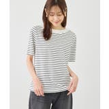 60シルケットボートネックハーフスリーブジャケットインナー | ROPE' PICNIC | 詳細画像18