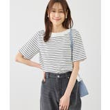 60シルケットボートネックハーフスリーブジャケットインナー | ROPE' PICNIC | 詳細画像23