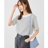 60シルケットボートネックハーフスリーブジャケットインナー | ROPE' PICNIC | 詳細画像24