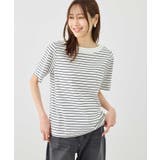 60シルケットボートネックハーフスリーブジャケットインナー | ROPE' PICNIC | 詳細画像27