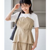 【ちゃんと+かわいい保証】エアリーリネンライク ドッキングカットトップス UVケ… | ROPE' PICNIC | 詳細画像11 