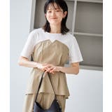 【ちゃんと+かわいい保証】エアリーリネンライク ドッキングカットトップス UVケ… | ROPE' PICNIC | 詳細画像13 