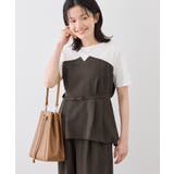 【ちゃんと+かわいい保証】エアリーリネンライク ドッキングカットトップス UVケ… | ROPE' PICNIC | 詳細画像21 