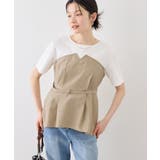 【ちゃんと+かわいい保証】エアリーリネンライク ドッキングカットトップス UVケ… | ROPE' PICNIC | 詳細画像33 