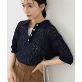 ネイビー(40) | レースポロニット | ROPE' PICNIC