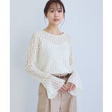 ベルスリーブレースカットトップス | ROPE' PICNIC | 詳細画像15 