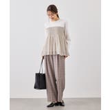 シャーリングビスチェ風ドッキングロングスリーブカットソー/リンクコーデ | ROPE' PICNIC | 詳細画像11 