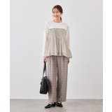 シャーリングビスチェ風ドッキングロングスリーブカットソー/リンクコーデ | ROPE' PICNIC | 詳細画像12 