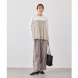 シャーリングビスチェ風ドッキングロングスリーブカットソー/リンクコーデ | ROPE' PICNIC | 詳細画像13 