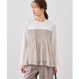 シャーリングビスチェ風ドッキングロングスリーブカットソー/リンクコーデ | ROPE' PICNIC | 詳細画像15 