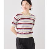 マルチボーダーニット | ROPE' PICNIC | 詳細画像5 