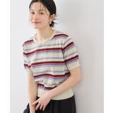 マルチボーダーニット | ROPE' PICNIC | 詳細画像6 