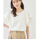 レースドッキングフレアスリーブカットトップス/UVカット・接触冷感 | ROPE' PICNIC | 詳細画像12 