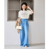 オーバーサイズロゴプリントTシャツ/UVカット・接触冷感・汗染み防止 | ROPE' PICNIC | 詳細画像10