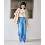 オーバーサイズロゴプリントTシャツ/UVカット・接触冷感・汗染み防止 | ROPE' PICNIC | 詳細画像9