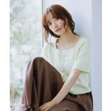 イエロー(80) | レイヤード風カーディガントップス | ROPE' PICNIC