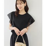70シルケットシアーフリルスリーブトップス/UVカット・接触冷感 | ROPE' PICNIC | 詳細画像4