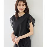 70シルケットシアーフリルスリーブトップス/UVカット・接触冷感 | ROPE' PICNIC | 詳細画像5
