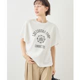 カレッジロゴプリントフレアスリーブピグメントTシャツ/リンクコーデ | ROPE' PICNIC | 詳細画像13