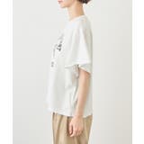 カレッジロゴプリントフレアスリーブピグメントTシャツ/リンクコーデ | ROPE' PICNIC | 詳細画像23