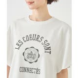 カレッジロゴプリントフレアスリーブピグメントTシャツ/リンクコーデ | ROPE' PICNIC | 詳細画像25