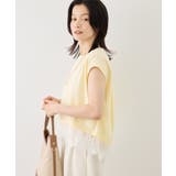 レースドッキングフレンチスリーブトップス/UVカット・接触冷感・汗染み防止 | ROPE' PICNIC | 詳細画像27