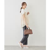 シャーリングドッキングハーフスリーブカットソー | ROPE' PICNIC | 詳細画像10 