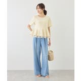 裾フリル異素材ドッキングカットトップス | ROPE' PICNIC | 詳細画像14 