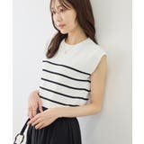 八方映えニット ゼロスリーブニットプルオーバー UVカット | ROPE' PICNIC | 詳細画像18 