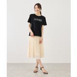パール付きロゴTシャツ/UVカット・接触冷感・汗染み防止 | ROPE' PICNIC | 詳細画像4
