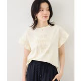 フリルスリーブロゴTシャツ/接触冷感・汗染み防止 | ROPE' PICNIC | 詳細画像13