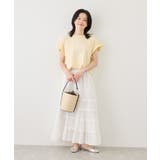 フリルスリーブロゴTシャツ/接触冷感・汗染み防止 | ROPE' PICNIC | 詳細画像18