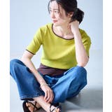 【ちゃんと+かわいい保証】シャーベットニット リブハーフスリーブニット UVケア | ROPE' PICNIC | 詳細画像24