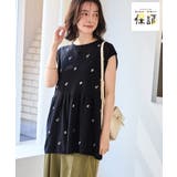 ブラック(01) | 【ちゃんと+かわいい保証】シャーベットニット 刺繍シアーペプラムニット UVケア | ROPE' PICNIC
