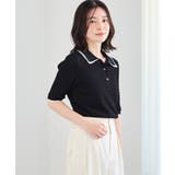 【ちゃんと+かわいい保証】シャーベットニットミニケーブルポロカラーニット UVケ… | ROPE' PICNIC | 詳細画像4 