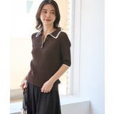 【ちゃんと+かわいい保証】シャーベットニットミニケーブルポロカラーニット UVケ… | ROPE' PICNIC | 詳細画像8 