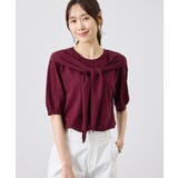 ワイン(66) | スリーブタイドッキングニット | ROPE' PICNIC